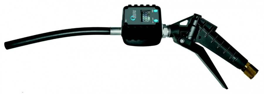 Control valve for water based fluids with swivel and meter, Orion