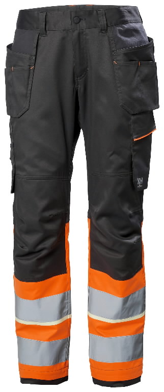 Work pants Uc-me Cons, hi-viz, CL1, orange/black C50