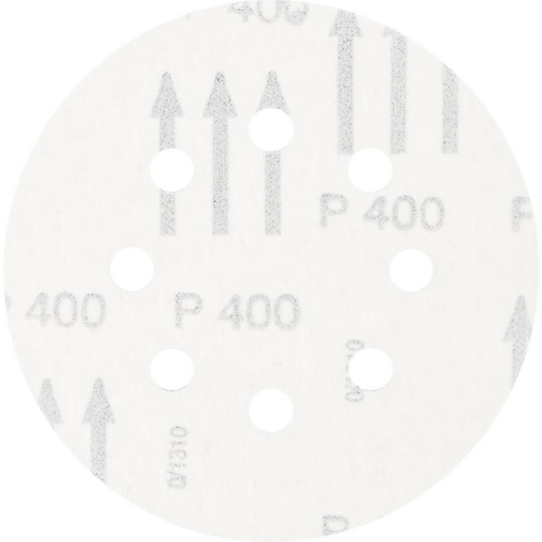 Шлифовальный диск на липучке Velcro 8 отверстий 125mm P400, PFERD
