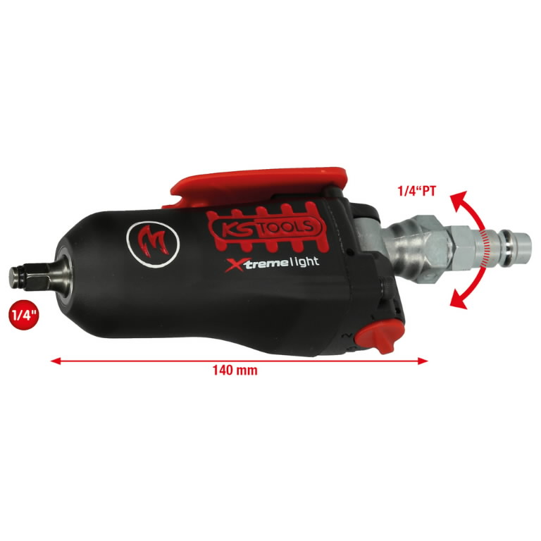 1/4" MONSTER Xtremelight mini pneumatic impact driver with f  2.