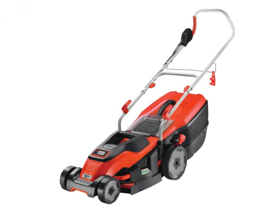 Electric lawn mower EMAX38I / 1600 W / 38 cm, Black+Decker - Corded  Electric Lawn Mowers