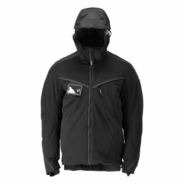 Winter jacket 22035 Customized waterproof stretch, black 2XL, Mascot