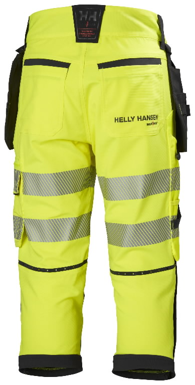 Trousers 3/4 Icu Brz Construction, hi-viz CL1, yellow/black C56 2.