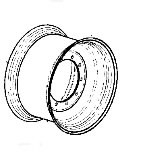 Velg TW20B X 30 FASTRAC tagasild, JCB