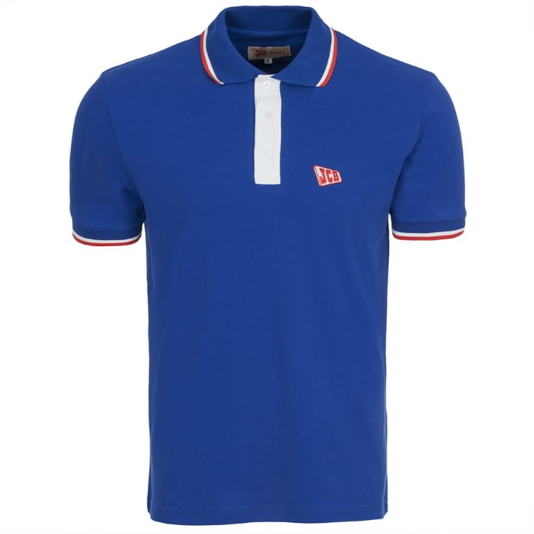 Polo shirt - retro blue , JCB