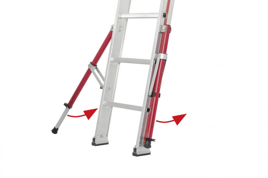 uitspraak ontploffen Thriller Rope operated ladder 3x14 steps 5,18/9,80m 6261, Hymer - Special ladders
