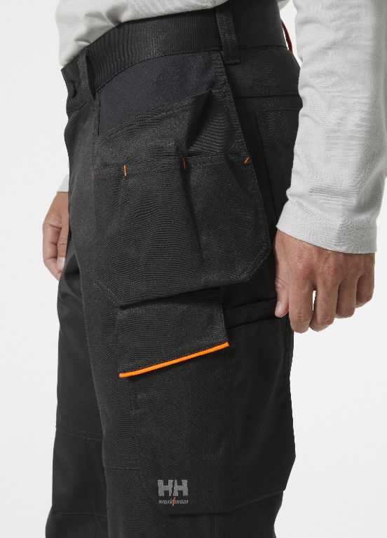 Work pants Uc-me Cons, hi-viz, CL1, orange/black C50 4.