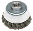 Gaubtas vielinis šepetys knotted Steel 65mm M14 0,35mm 1