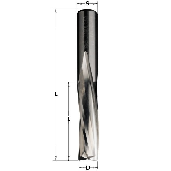 DOWN-CUT SPIRAL BIT SOLID HW D=20x72X120 Z3 RH, CMT