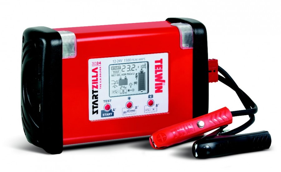 1224V portable startertester StartZilla 3024, Telwin Jump starters