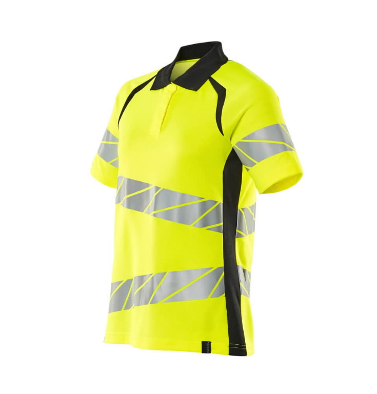 Polo Accelerate Safe ladies, hi-vis CL2 yellow/black XL, Mascot