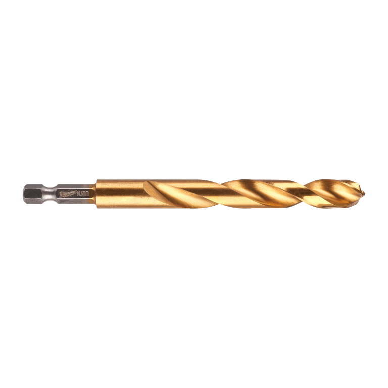 Metal drill bit Red HEX Shockwave HSS-G TiN 10,5mm, Milwaukee