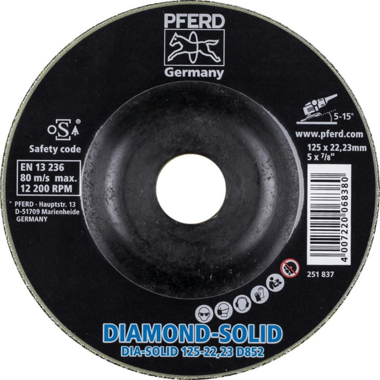 Metallilihvketas CC-GRIND-SOLID DIAMOND 125mm D852