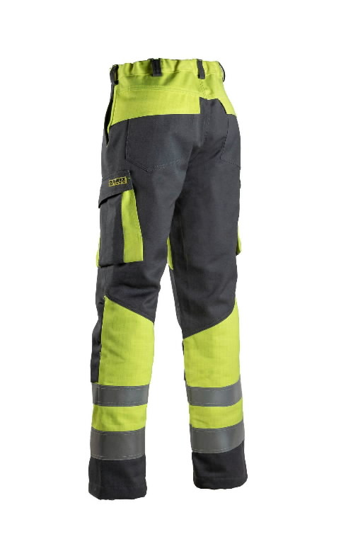 Welders/electricians trousers Multi 2335M ladies, HI-VIS CL1, grey/yellow 34 2.