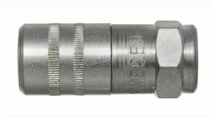 Grease nozzle with non return valve G1/8” (f) Ø15 mm 4 jaws 