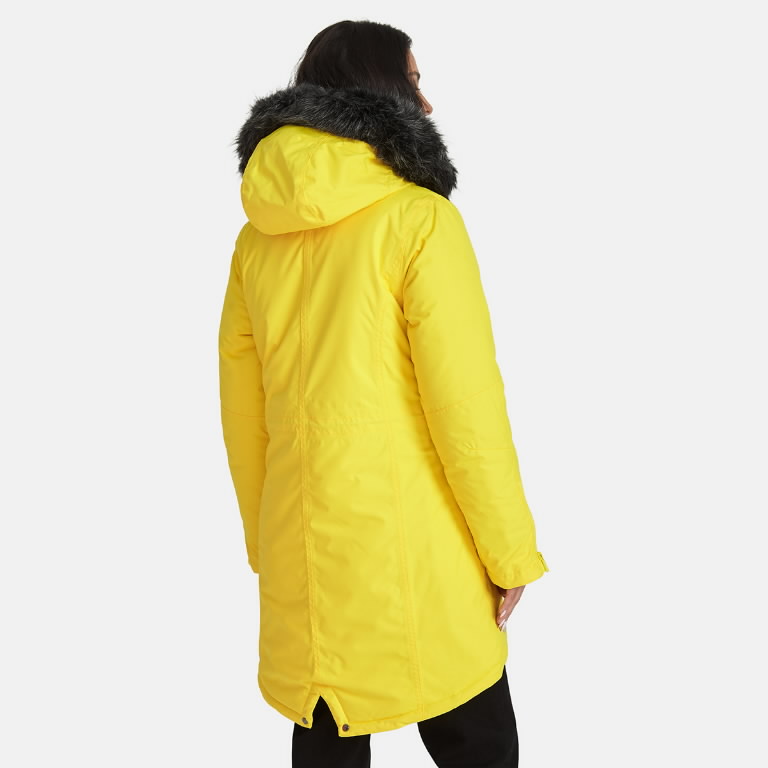 Žieminė striukė parka Vivian, moteriška, geltona XL 2.