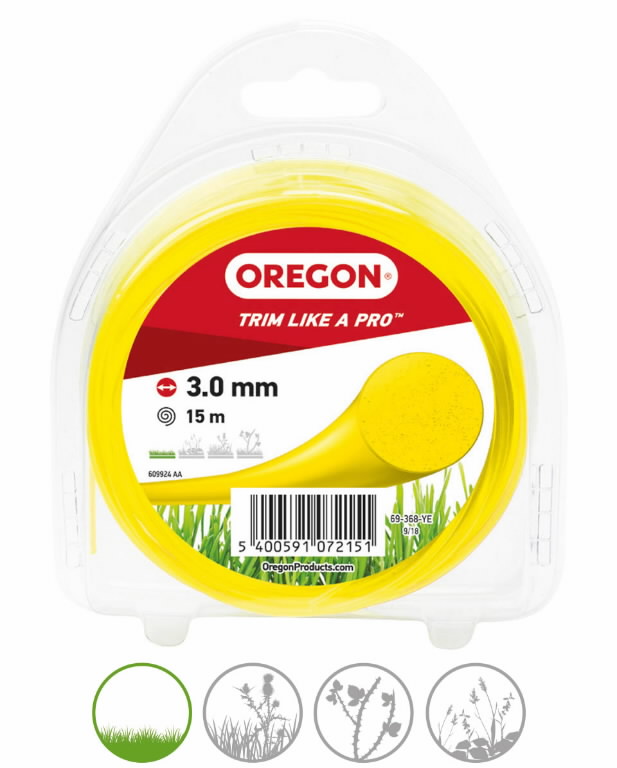 Trimmeri tamiil, 3,0 mm - 15 m blisterpakend 1