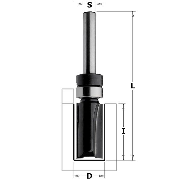 Round nose bit S=8mm, D=16mm 1