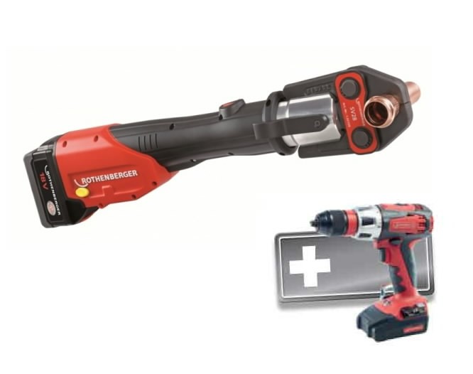 ROMAX 4000 Set with EPT CAS, Rothenberger - Pressing tools