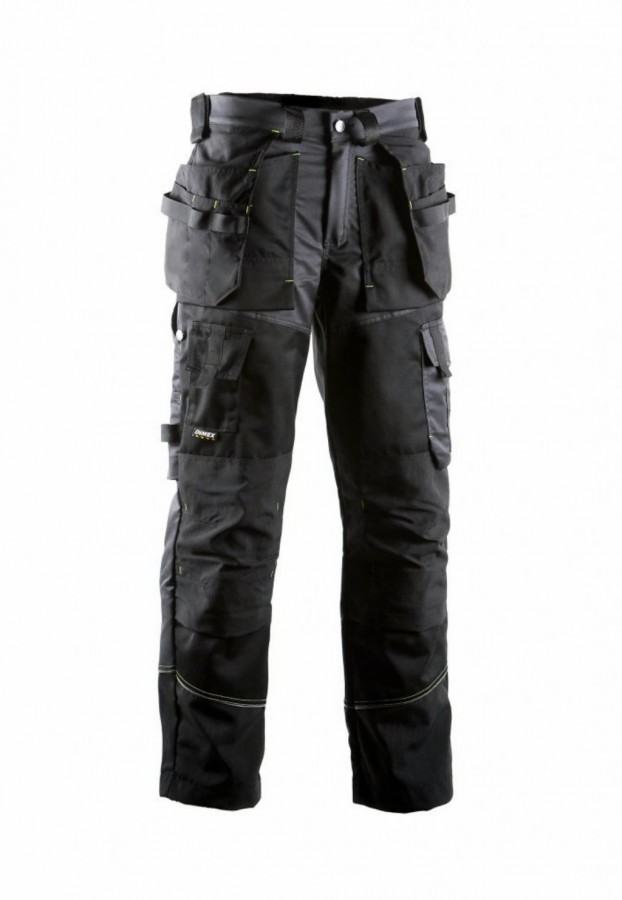 Kelnės su kišenėmis 676 juoda/pilka 58, Dimex