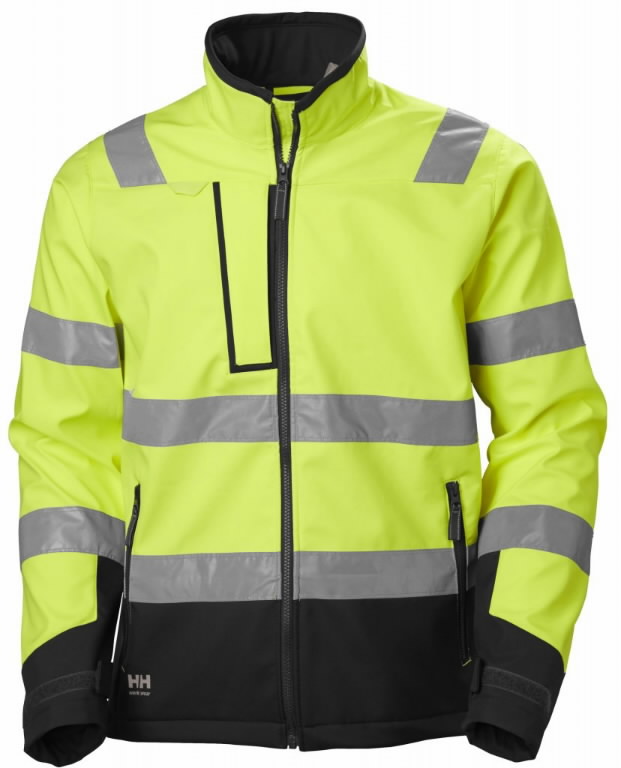 ALNA 2.0 SOFTSHELL JACKET CL3, yellow/black 4XL, Helly Hansen Workwear
