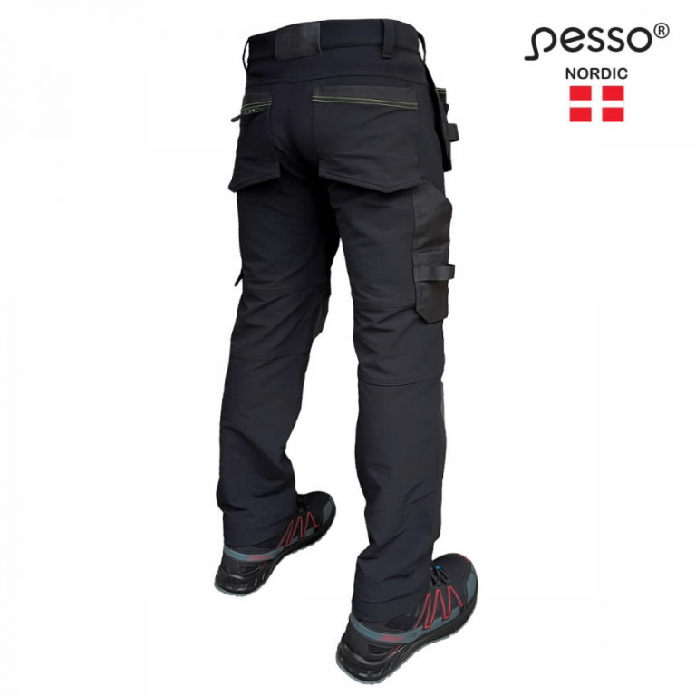 Kelnės  su kišenėmis dėklais Taurus Stretch, juoda C44 2.