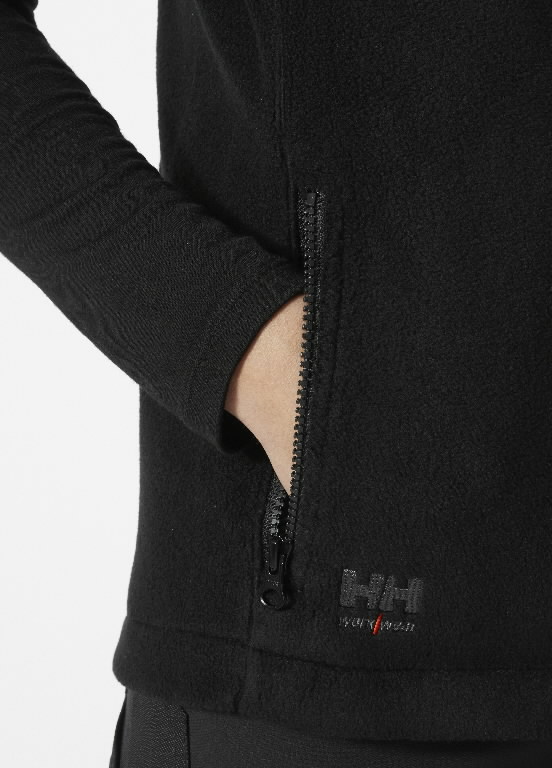 Fleece vest Manchester 2.0 zip in, women, black 2XL 3.
