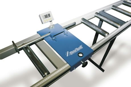 Roller table with length measuring unit MRB LC-E, METALLK
