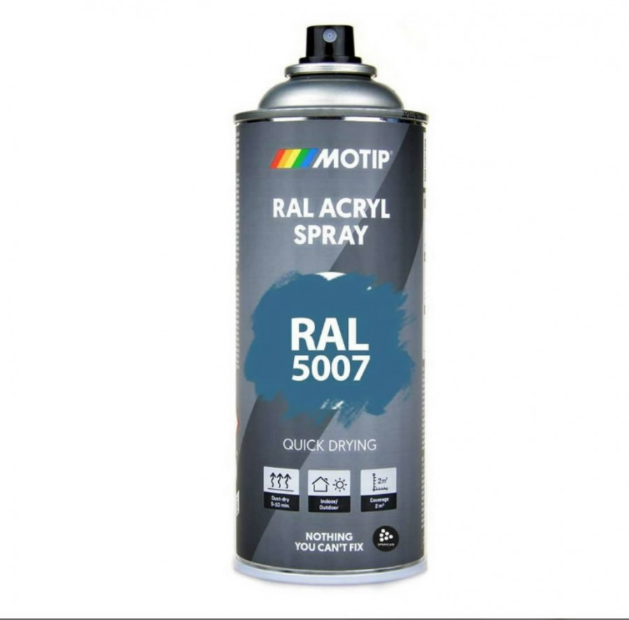 Spray paint RAL 5007 Blue high gloss 400ml