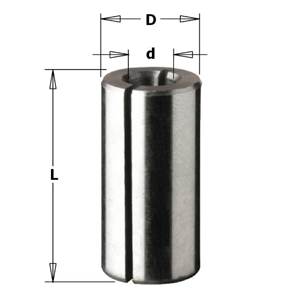 Bushing d=8 D=12 L=25, CMT