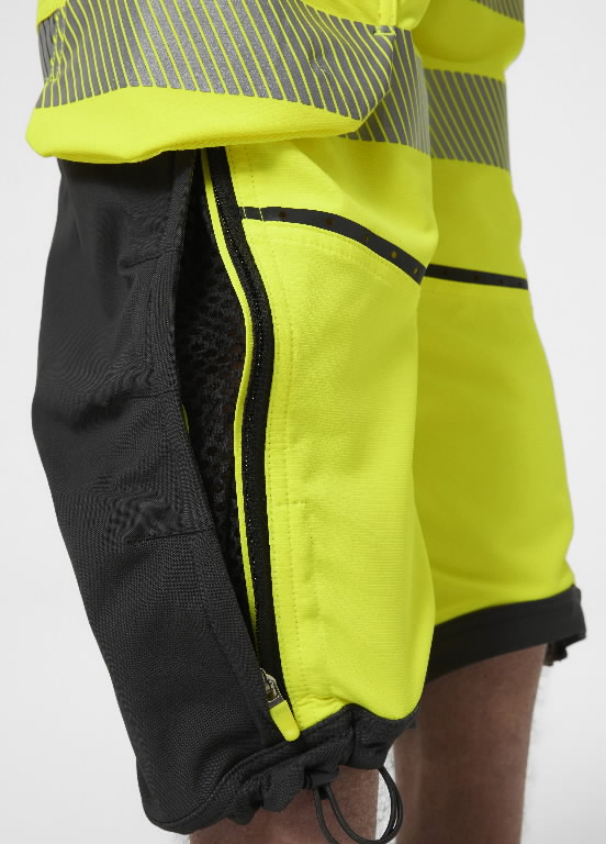 Trousers 3/4 Icu Brz Construction, hi-viz CL1, yellow/black C58 5.