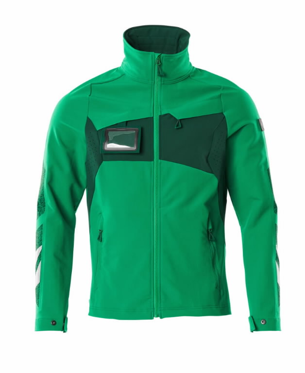 Work jacket ACCELERATE stretch, grass green/green 2XL, Mascot