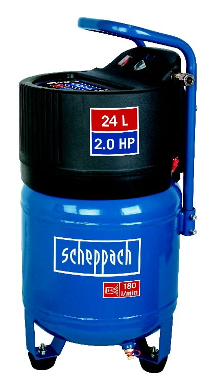 Kompressor vertikaalne õlivaba HC 24V, Scheppach
