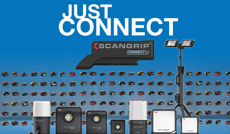 FEIN Connector  for all 18V batteries, Scangrip