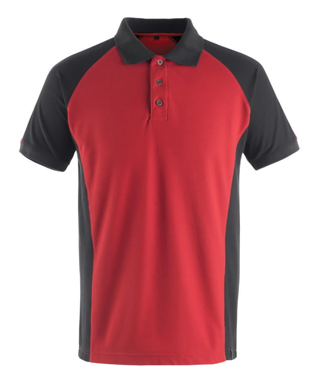 Polo marškinėliai Bottrop raudona/juoda M