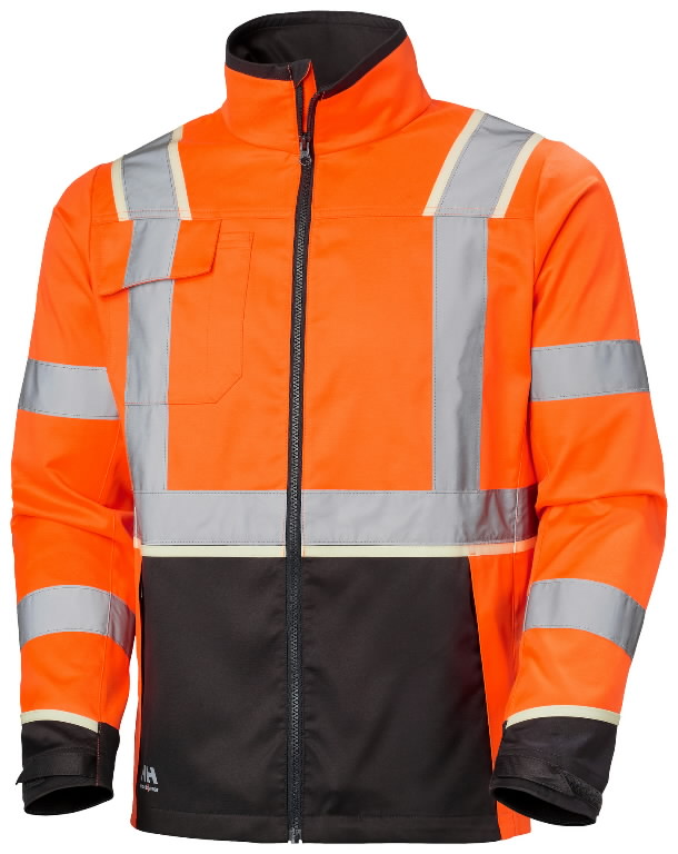 Jacket Uc-me CL3 stretch, orange/black 3XL