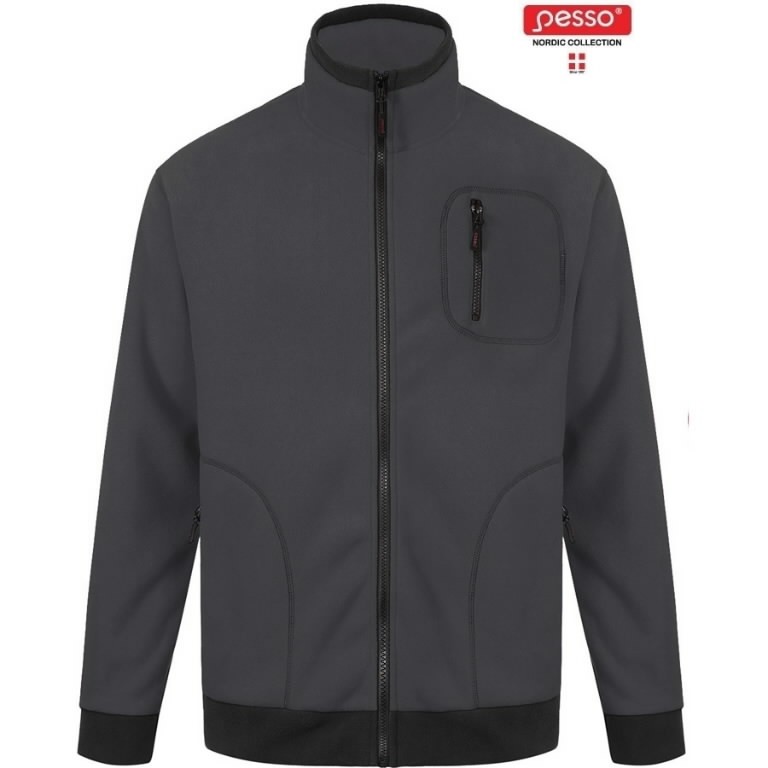 Fleecetakki Fmpn, tummanharmaa XL, Pesso