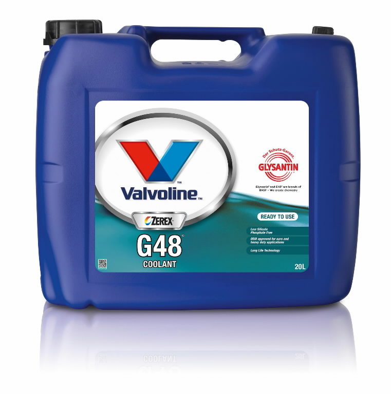 ZEREX G48 COOLANT RTU 20L, Valvoline Antifreeze