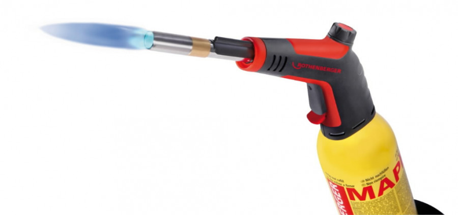 Gaasipõleti komplekt SUPER FIRE 4 + MAPP gaas, Rothenberger