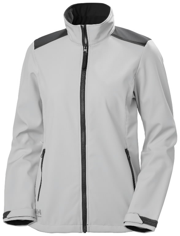 Softshell jacket Manchester 2.0, women, light grey 2XL