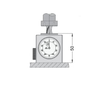 Indikatorinis nulinio taško nustatymo įrenginys su nuolatiniu magnetiniu pagrindu  3.