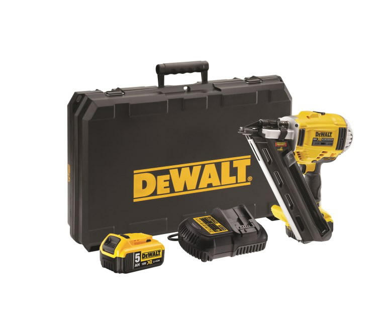 Aku naelapüstol DCN695P2, harjavaba, 50-90mm, 18V / 5,0Ah, DeWalt