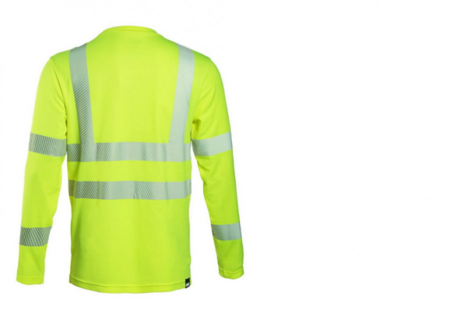 Safety t-shirt 4248+, long sleeve, CL3 hi-vis yellow 2XL 2.