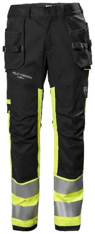Work pants Fyre, Hi-vis yellow/black C48