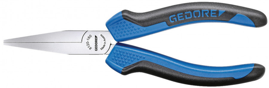 flat nose pliers 8120-160 JC, Gedore
