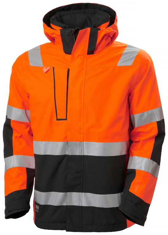 Striukė Alna 2.0 SHELL Hi-Vis CL3, orange/black S