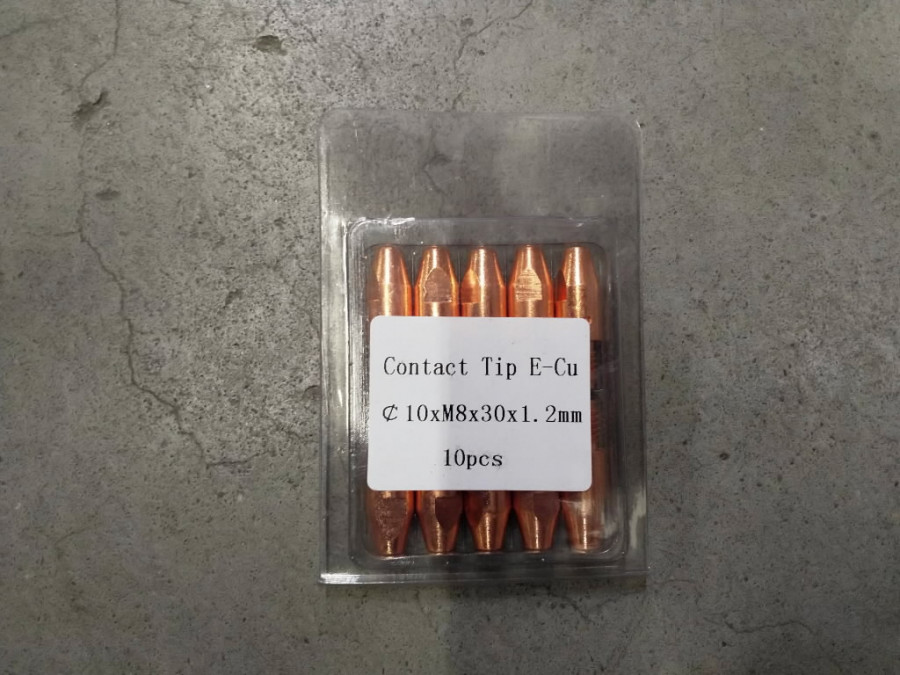 Kontaktinis antgalis E-Cu M8x30x10 1,0mm 1