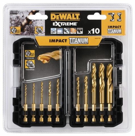 Puuridekomplekt Impact TITANIUM , 10 osa, 3-12 mm 1