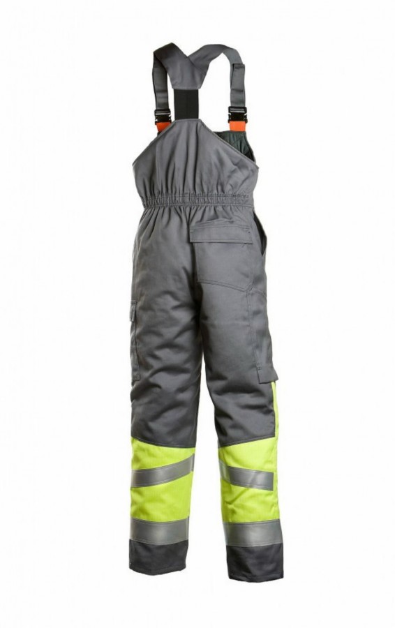 Ziemas metinātāju puskombinezons Multi 6005, dzeltens/pelē S, Dimex