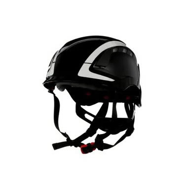 Kaitsekiiver SecureFit, ventileeritud, helkuritega, must X50 X5012V-CE, 3M